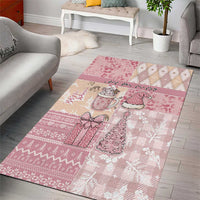 Braille Christmas Area Rug Tis The Season Patchwork Style - Wonder Print Shop