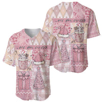 Braille Christmas Baseball Jersey Tis The Season Patchwork Style - Wonder Print Shop