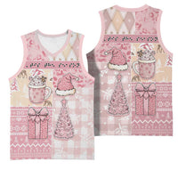 Braille Christmas Basketball Jersey Tis The Season Patchwork Style - Wonder Print Shop