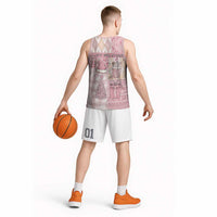 Braille Christmas Basketball Jersey Tis The Season Patchwork Style - Wonder Print Shop
