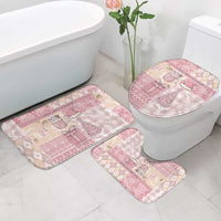 Braille Christmas Bathroom Set Tis The Season Patchwork Style - Wonder Print Shop