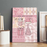 Braille Christmas Canvas Wall Art Tis The Season Patchwork Style - Wonder Print Shop