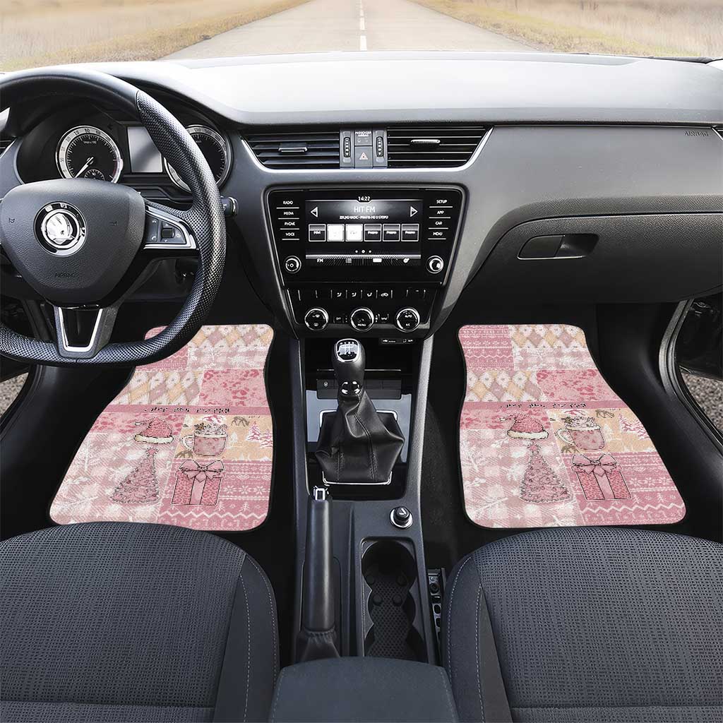 Braille Christmas Car Mats Tis The Season Patchwork Style - Wonder Print Shop