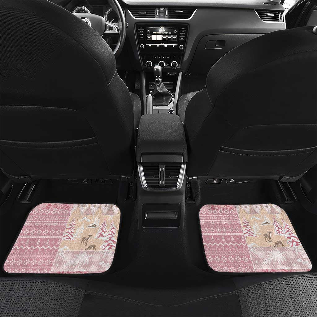 Braille Christmas Car Mats Tis The Season Patchwork Style - Wonder Print Shop