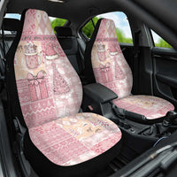 Braille Christmas Car Seat Cover Tis The Season Patchwork Style - Wonder Print Shop