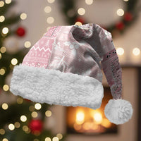 Braille Christmas Santa Hat Tis The Season Patchwork Style - Wonder Print Shop