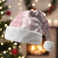 Braille Christmas Santa Hat Tis The Season Patchwork Style - Wonder Print Shop