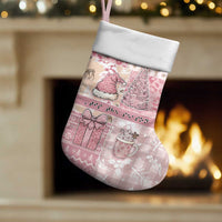 Braille Christmas Stocking Tis The Season Patchwork Style - Wonder Print Shop