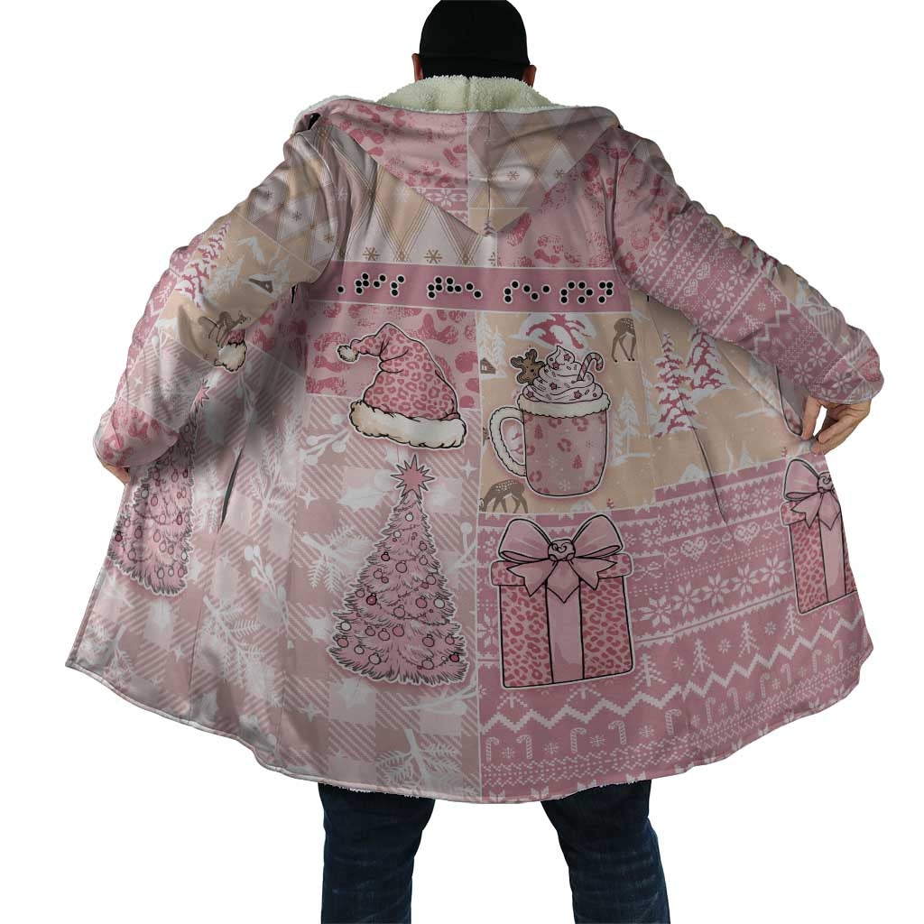 Braille Christmas Cloak Tis The Season Patchwork Style - Wonder Print Shop