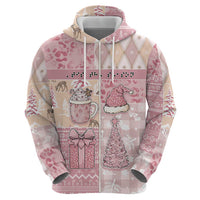 Braille Christmas Hoodie Tis The Season Patchwork Style - Wonder Print Shop