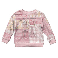 Braille Christmas Kid Ugly Christmas Sweater Tis The Season Patchwork Style - Wonder Print Shop