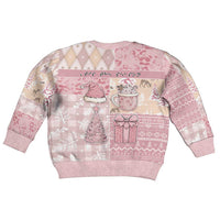 Braille Christmas Kid Ugly Christmas Sweater Tis The Season Patchwork Style - Wonder Print Shop