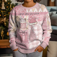 Braille Christmas Kid Ugly Christmas Sweater Tis The Season Patchwork Style - Wonder Print Shop