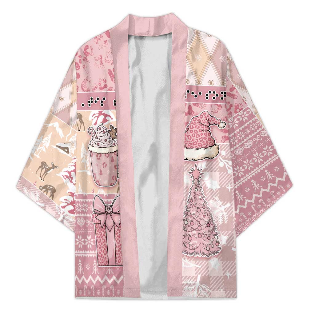 Braille Christmas Kimono Tis The Season Patchwork Style - Wonder Print Shop