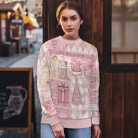 Braille Christmas Ugly Christmas Sweater Tis The Season Patchwork Style - Wonder Print Shop