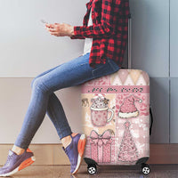 Braille Christmas Luggage Cover Tis The Season Patchwork Style - Wonder Print Shop