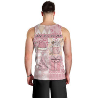 Braille Christmas Men Tank Top Tis The Season Patchwork Style - Wonder Print Shop