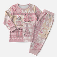 Braille Christmas Pajama Set Tis The Season Patchwork Style - Wonder Print Shop