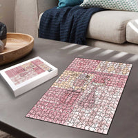 Braille Christmas Puzzle Tis The Season Patchwork Style - Wonder Print Shop