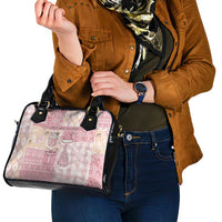 Braille Christmas Shoulder Handbag Tis The Season Patchwork Style - Wonder Print Shop