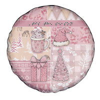 Braille Christmas Spare Tire Cover Tis The Season Patchwork Style - Wonder Print Shop