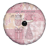 Braille Christmas Spare Tire Cover Tis The Season Patchwork Style - Wonder Print Shop