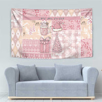 Braille Christmas Tapestry Tis The Season Patchwork Style - Wonder Print Shop