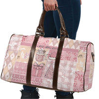 Braille Christmas Travel Bag Tis The Season Patchwork Style - Wonder Print Shop
