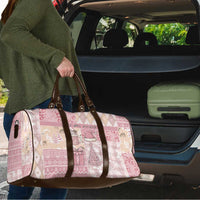 Braille Christmas Travel Bag Tis The Season Patchwork Style - Wonder Print Shop