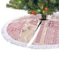 Braille Christmas Tree Skirt Tis The Season Patchwork Style - Wonder Print Shop
