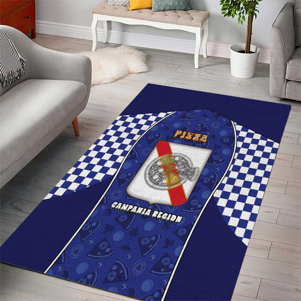 Italy Campania Area Rug Pizza Foodie Pride - Wonder Print Shop