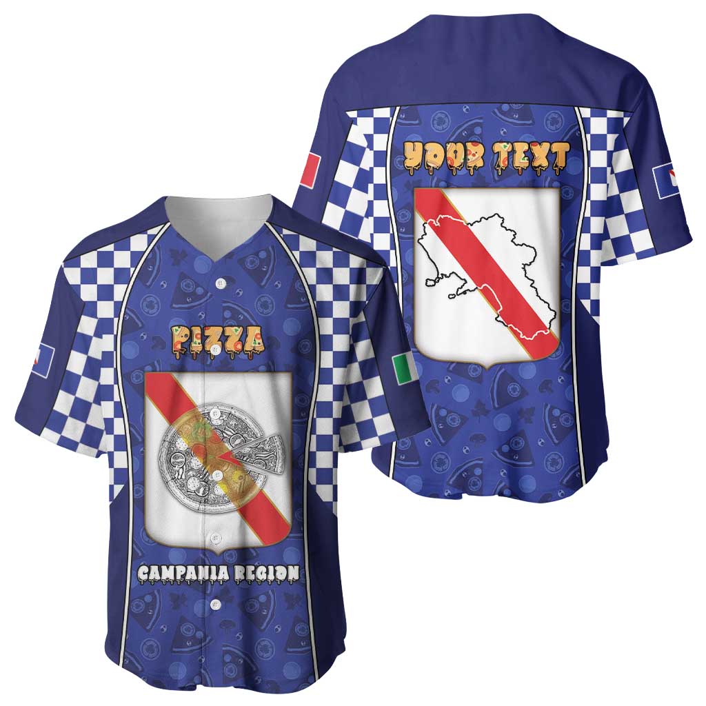 Personalized Italy Campania Baseball Jersey Pizza Foodie Pride - Wonder Print Shop