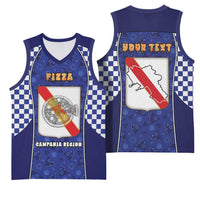 Personalized Italy Campania Basketball Jersey Pizza Foodie Pride - Wonder Print Shop
