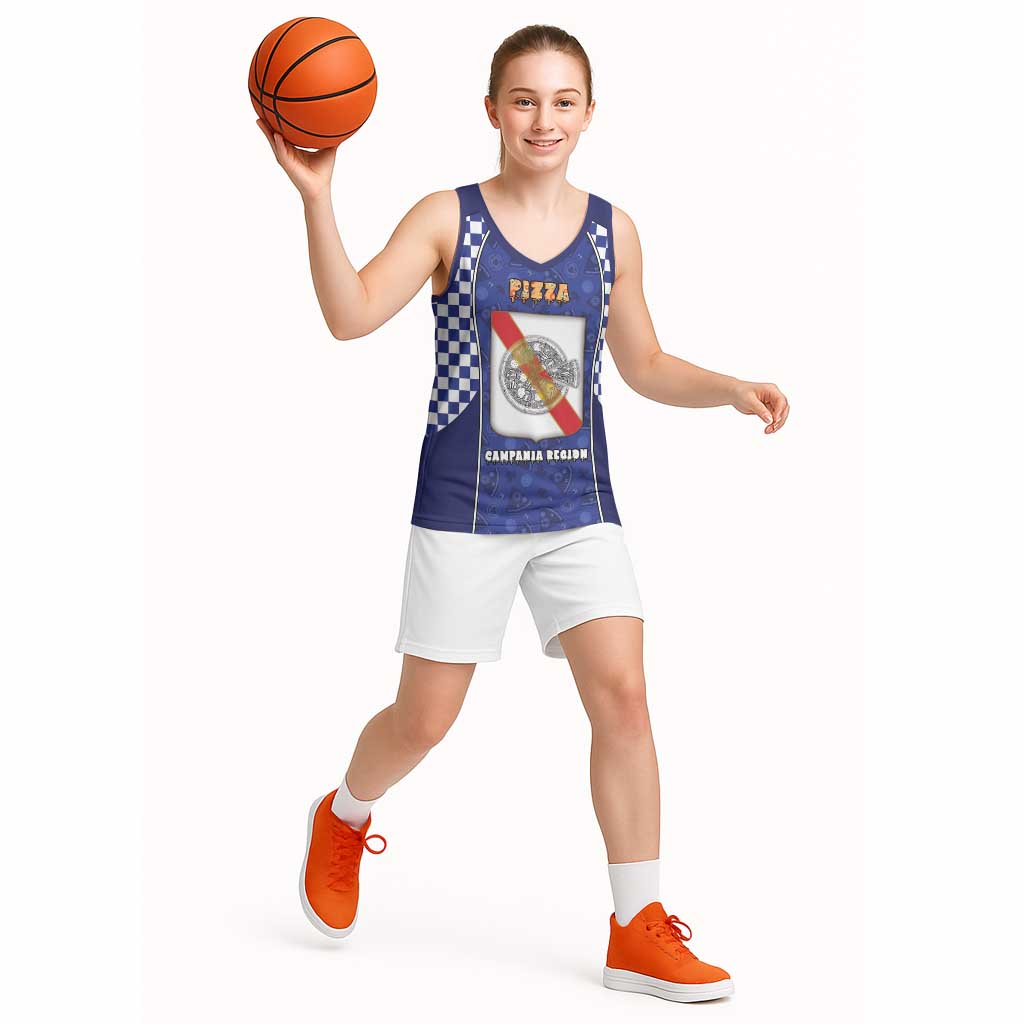 Personalized Italy Campania Basketball Jersey Pizza Foodie Pride - Wonder Print Shop