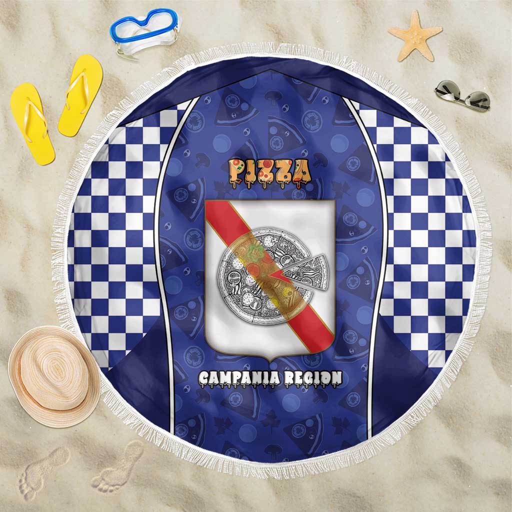 Italy Campania Beach Blanket Pizza Foodie Pride - Wonder Print Shop