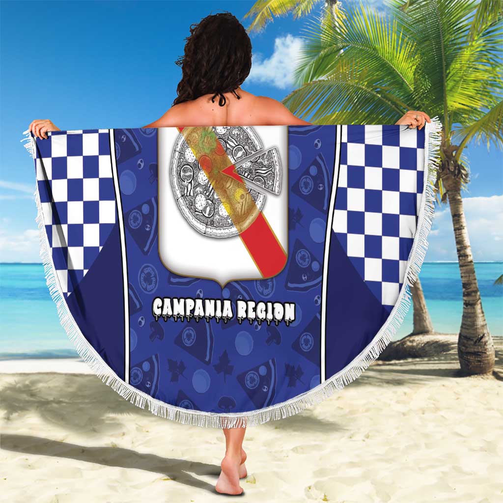 Italy Campania Beach Blanket Pizza Foodie Pride - Wonder Print Shop