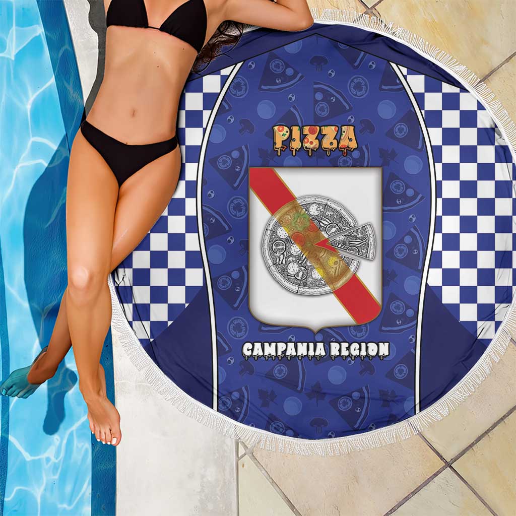 Italy Campania Beach Blanket Pizza Foodie Pride - Wonder Print Shop