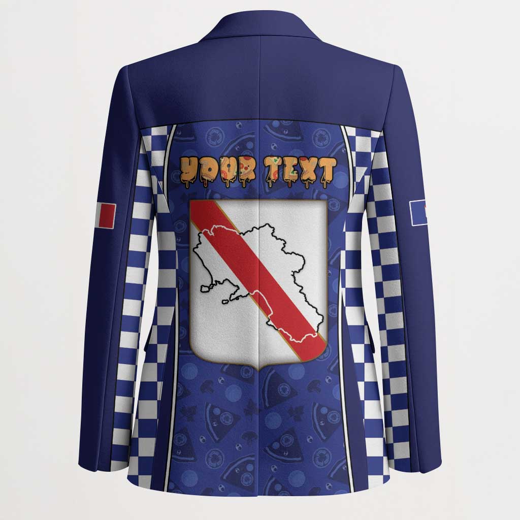 Personalized Italy Campania Blazer Pizza Foodie Pride - Wonder Print Shop
