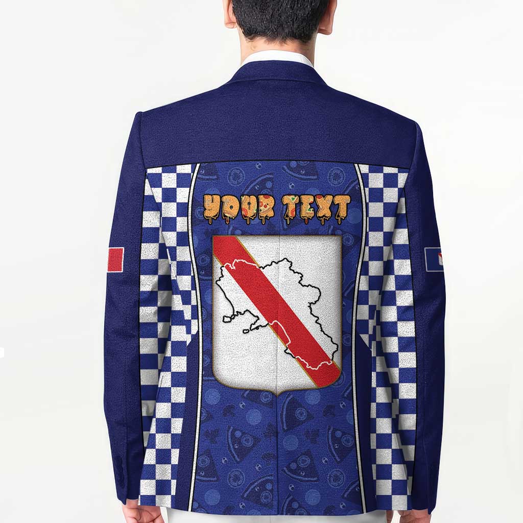 Personalized Italy Campania Blazer Pizza Foodie Pride - Wonder Print Shop