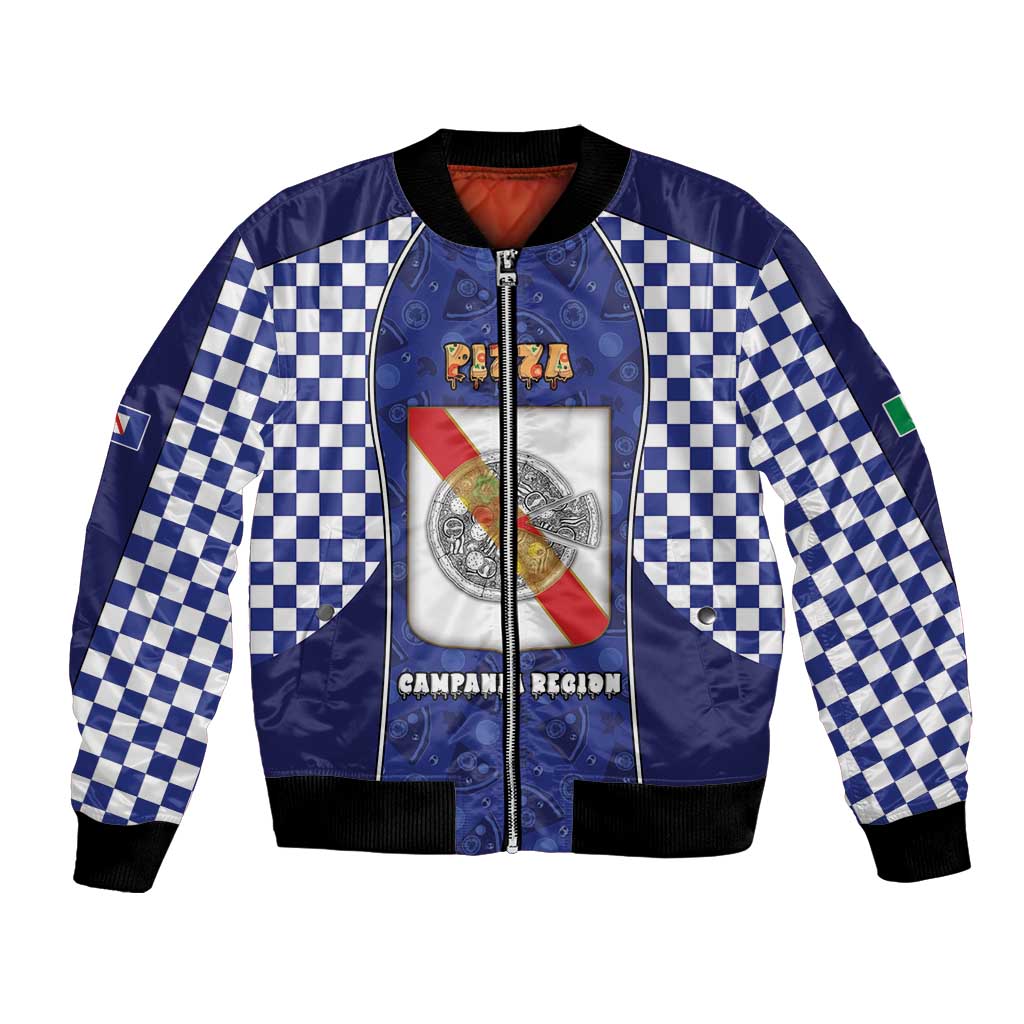 Personalized Italy Campania Bomber Jacket Pizza Foodie Pride - Wonder Print Shop
