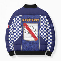 Personalized Italy Campania Bomber Puffer Jacket Pizza Foodie Pride - Wonder Print Shop
