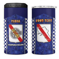 Personalized Italy Campania 4 in 1 Can Cooler Tumbler Pizza Foodie Pride - Wonder Print Shop