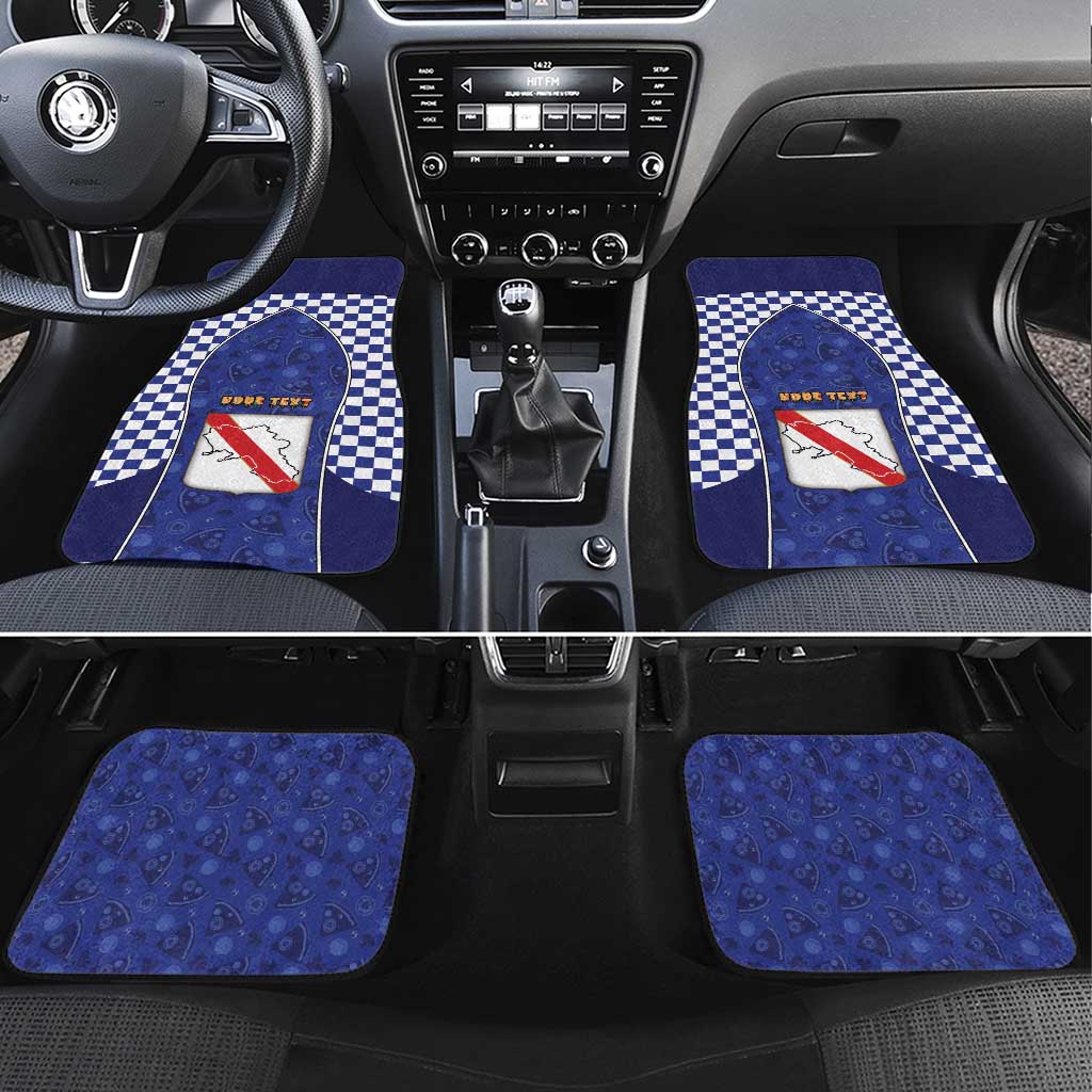 Personalized Italy Campania Car Mats Pizza Foodie Pride - Wonder Print Shop