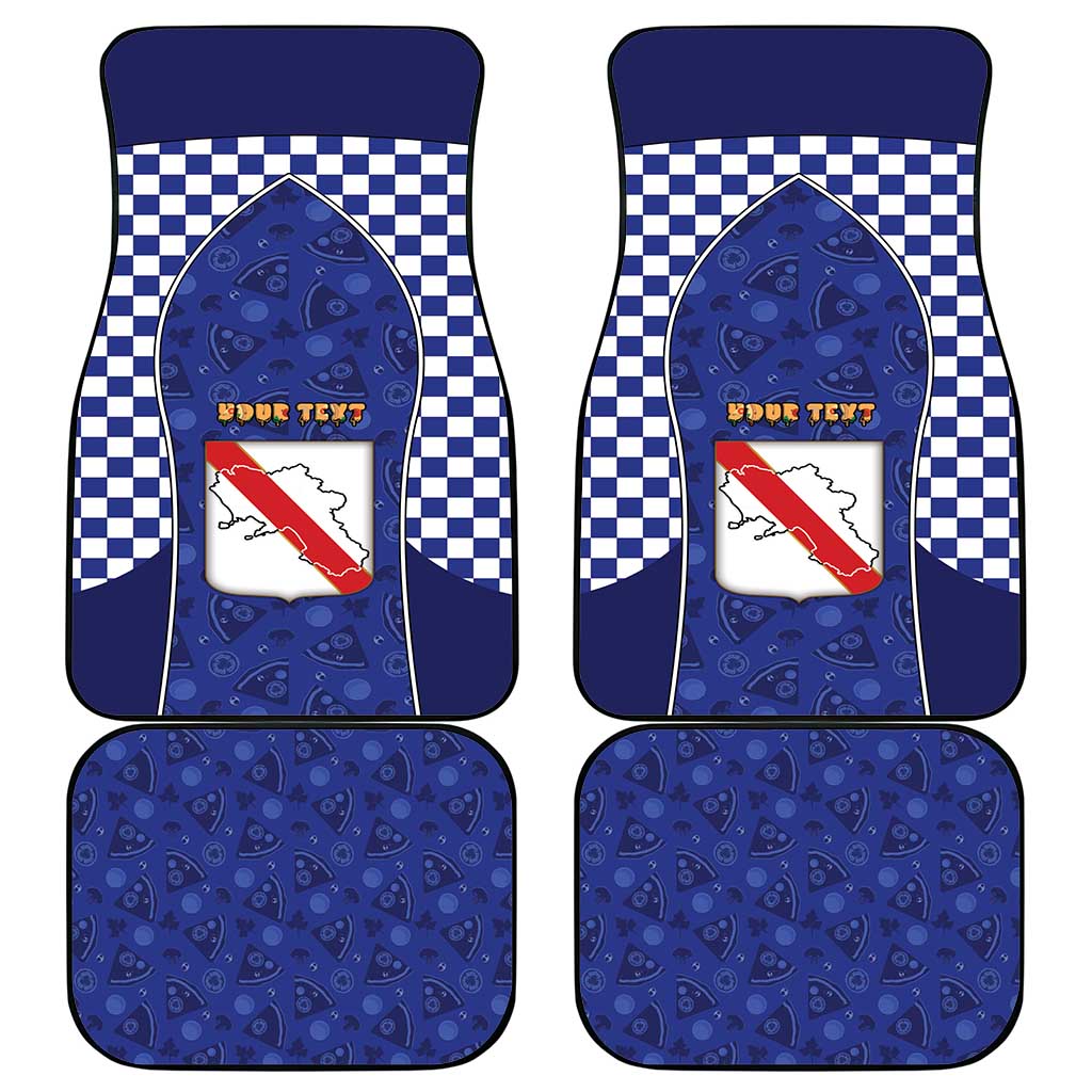 Personalized Italy Campania Car Mats Pizza Foodie Pride - Wonder Print Shop