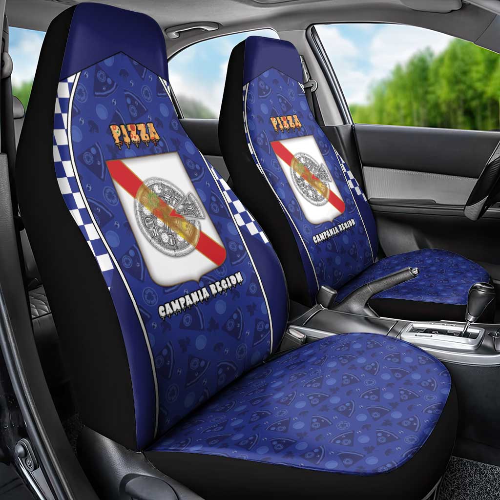 Italy Campania Car Seat Cover Pizza Foodie Pride - Wonder Print Shop