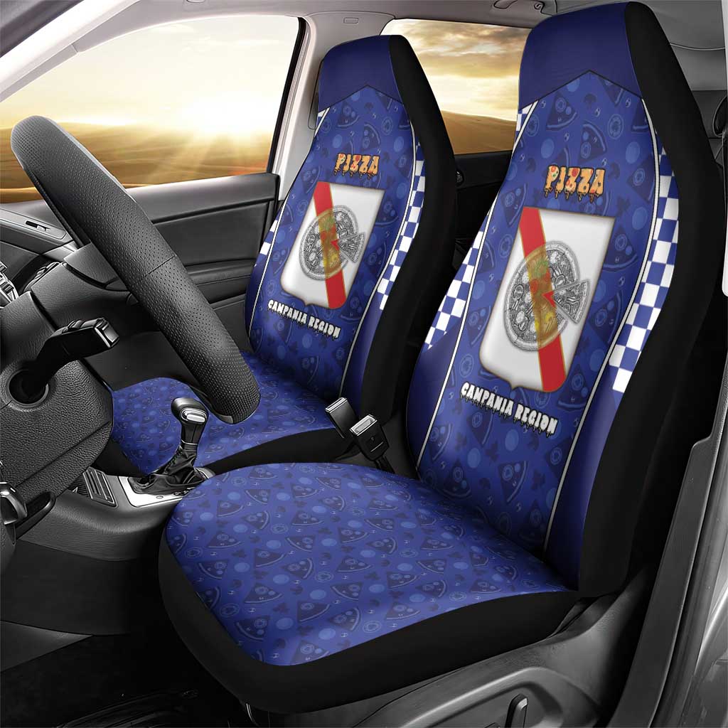 Italy Campania Car Seat Cover Pizza Foodie Pride - Wonder Print Shop