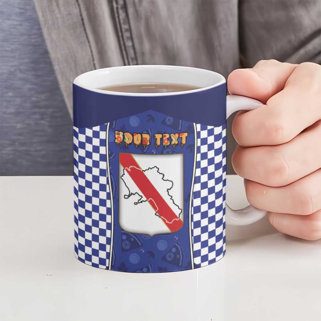 Personalized Italy Campania Ceramic Mug Pizza Foodie Pride - Wonder Print Shop
