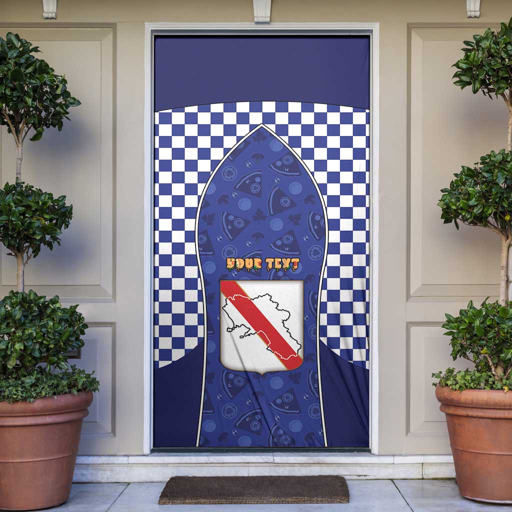 Personalized Italy Campania Door Cover Pizza Foodie Pride - Wonder Print Shop