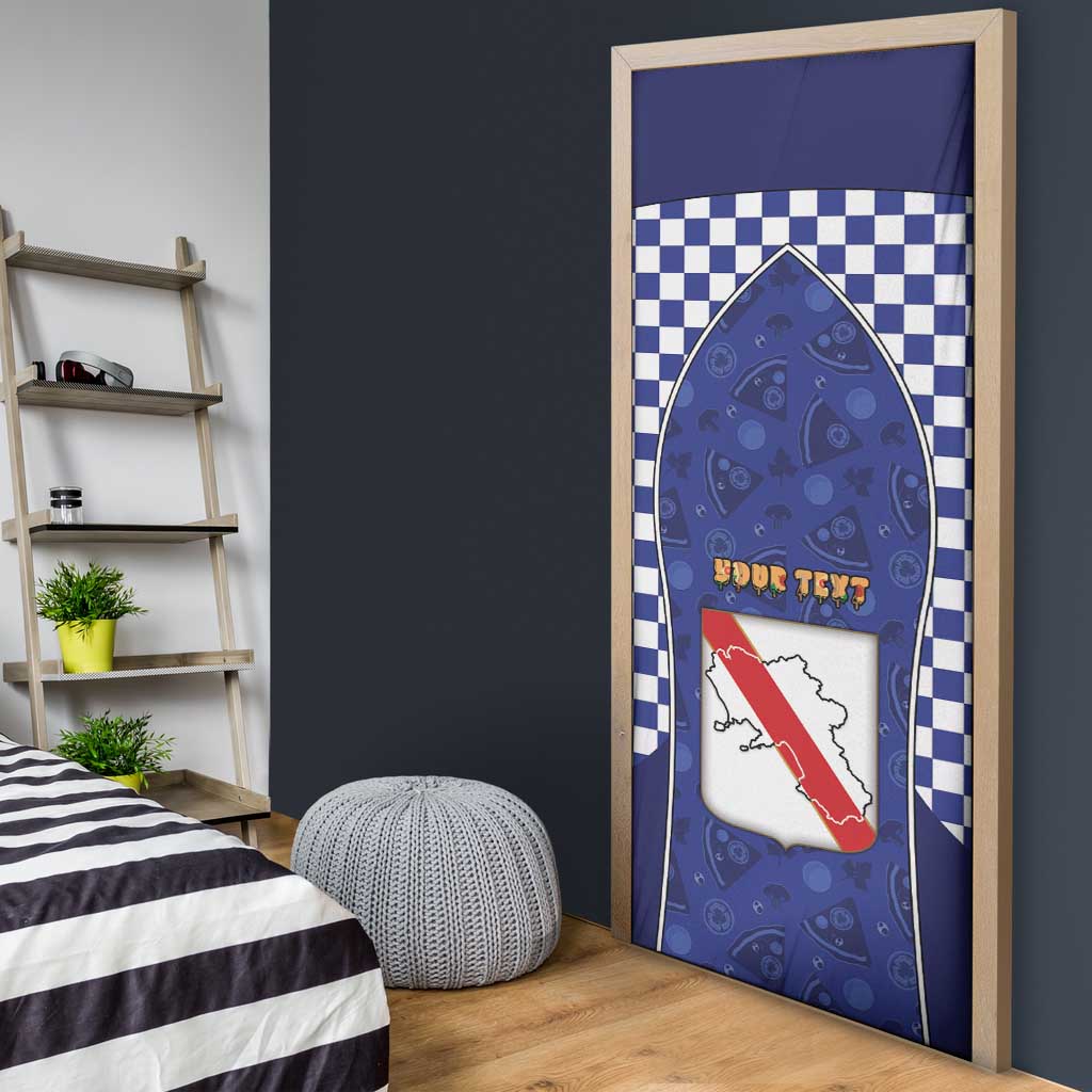 Personalized Italy Campania Door Cover Pizza Foodie Pride - Wonder Print Shop