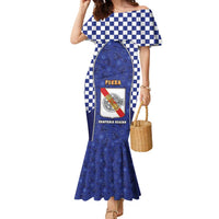 Personalized Italy Campania Family Matching Mermaid Dress and Hawaiian Shirt Pizza Foodie Pride - Wonder Print Shop